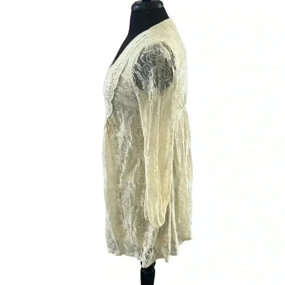 Anthropologie A’reve Lace and Embroidered Mini Dress Size S - Picture 2 of 8